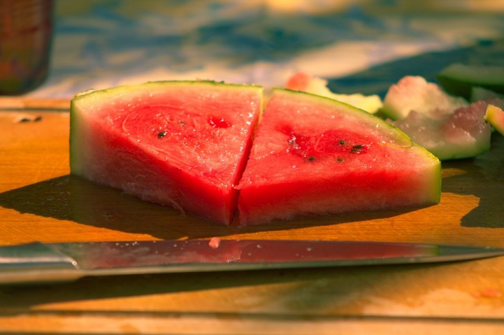 Watermeloen eten heeft een zelfde soort effect op de bloedvaten als Viagra: het verwijdt en ontspant.