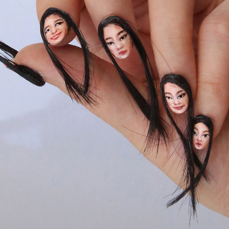 As unhas "selfie" com cabelos: pode existir algo mais bizarro? - 3