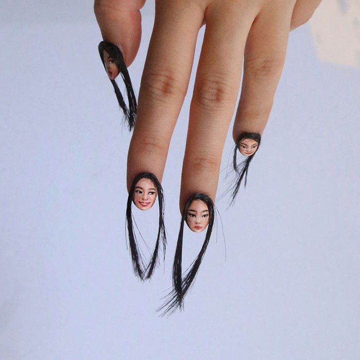 As unhas "selfie" com cabelos: pode existir algo mais bizarro? - 5