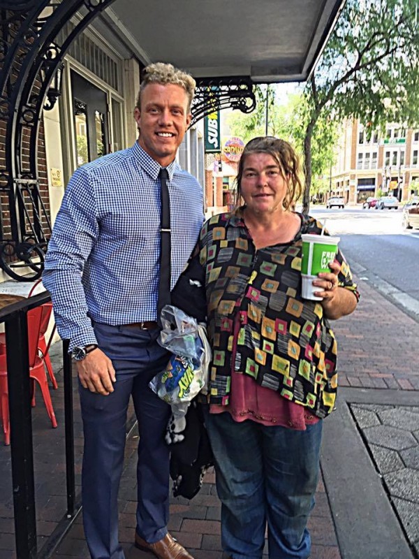 Greg Smith has made friends with a woman who lives on the street and after having lunch with her a few times, he discovered something that has profoundly affected him.