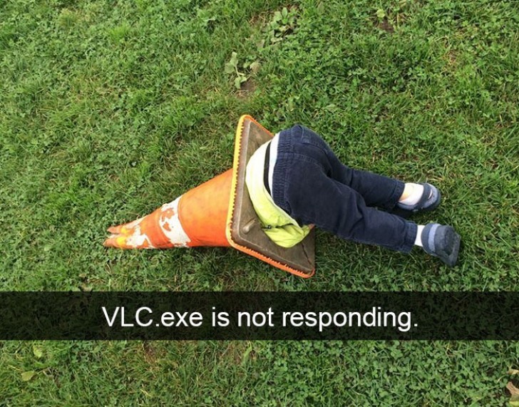12. VLC is not responding.