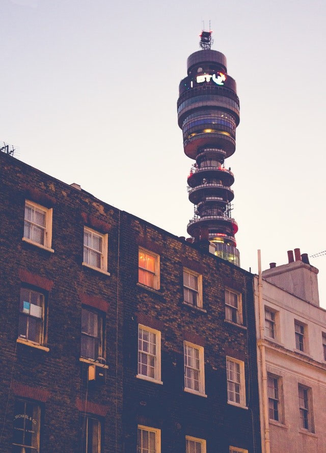 5. British Telecom Tower, Royaume-Uni