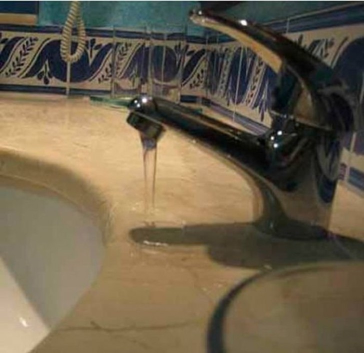 8. A faucet that is definitely out of the ordinary.