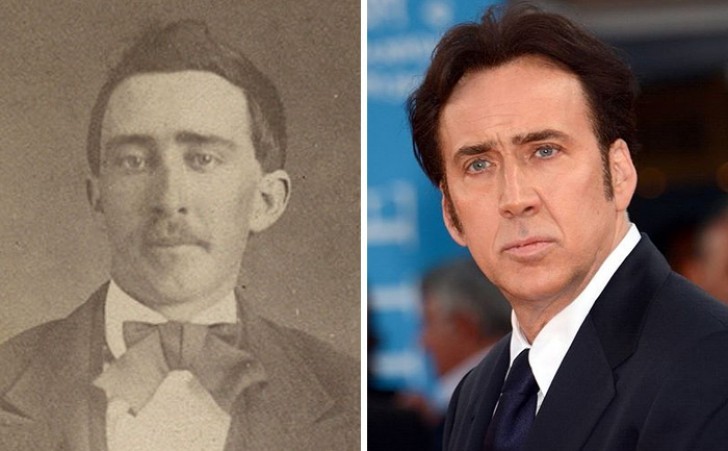 Este hombre de Tennesse en 1870 y Nicolas Cage.
