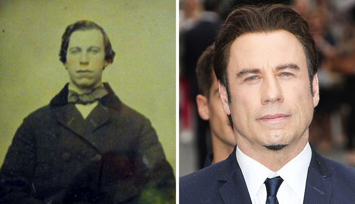 John Travolta also has his own past look-alike --- his double lived in the second half of the twentieth century.