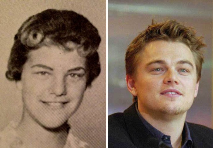 This young girl is a dead ringer for Leonardo di Caprio!