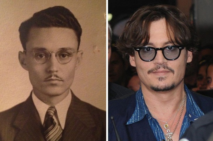 My father and Johnny Depp ... Am I the only one who sees the resemblance?