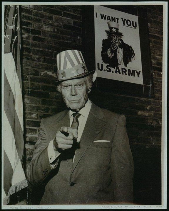 8. One of the models that gave birth to famous " Uncle Sam Wants You" poster in 1970.
