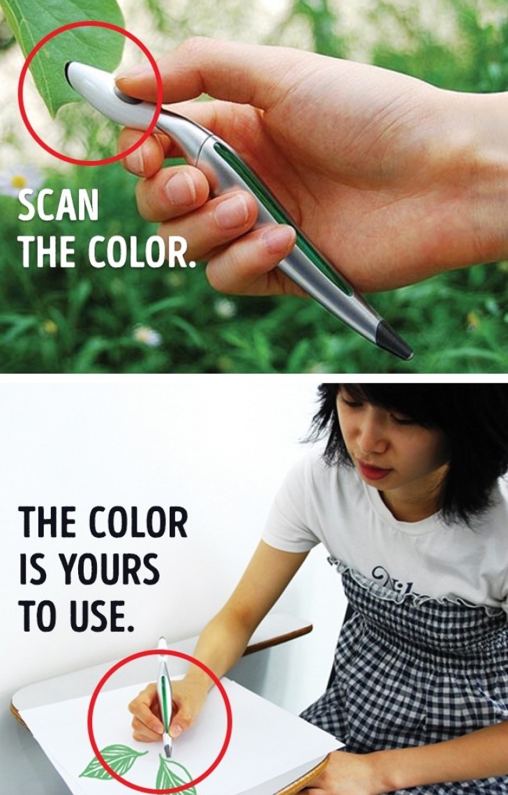 3. Penna che scansiona e riproduce il colore