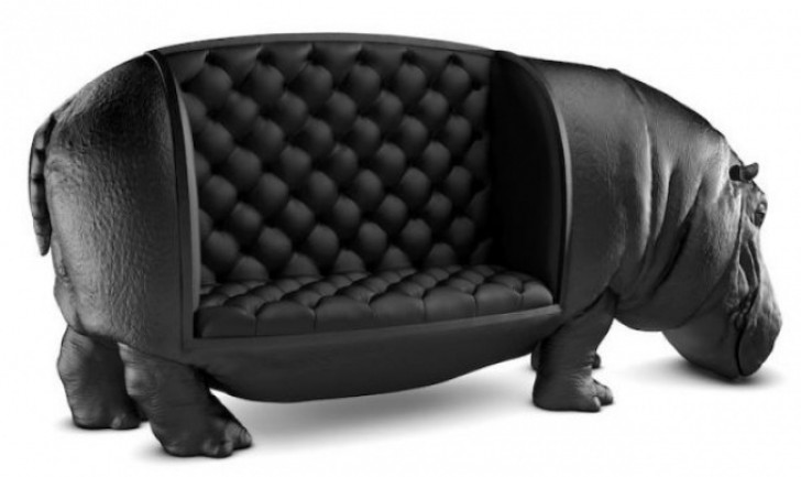 14. Le sofa hippopotame.