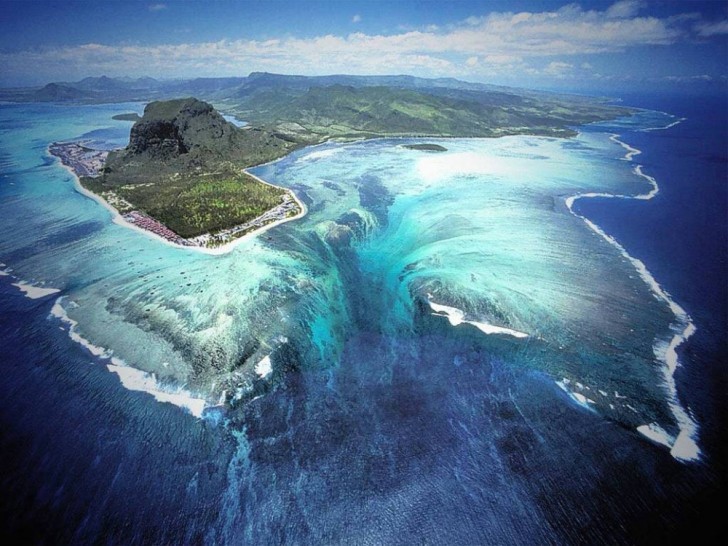 Illusione di cascate, Mauritius