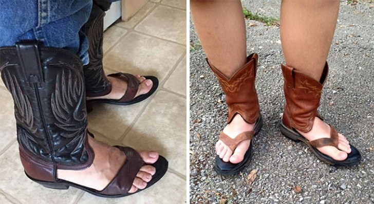 For those who do not want to give up the cowboy style even in the summer.
