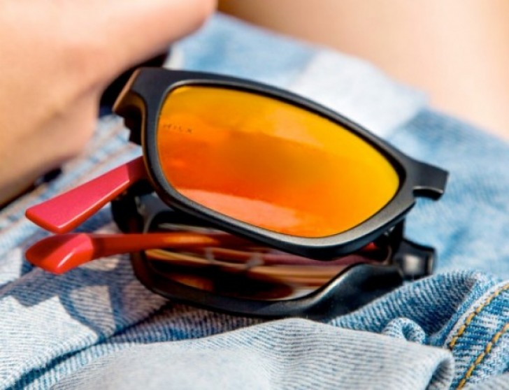 Folding sunglasses that occupy very little space!