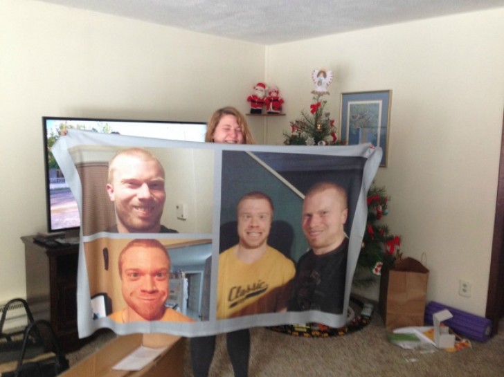 9. "Mia sorella voleva una coperta per Natale. Io e mio fratello le abbiamo regalato questa."