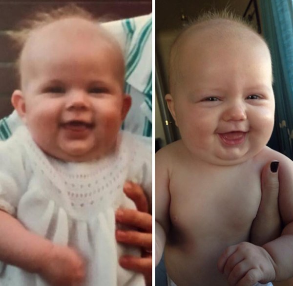 26. Mother and daughter were both adorable as babies!!
