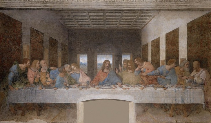 Gesù: "Un tavolo per 26, per favore". Cameriere: "Ma siete solo in 13". Gesù: "Sì ma noi ci sediamo tutti dallo stesso lato".