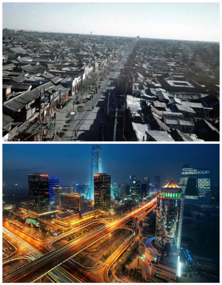 La Pechino degli anni Quaranta e quella degli anni Duemila.