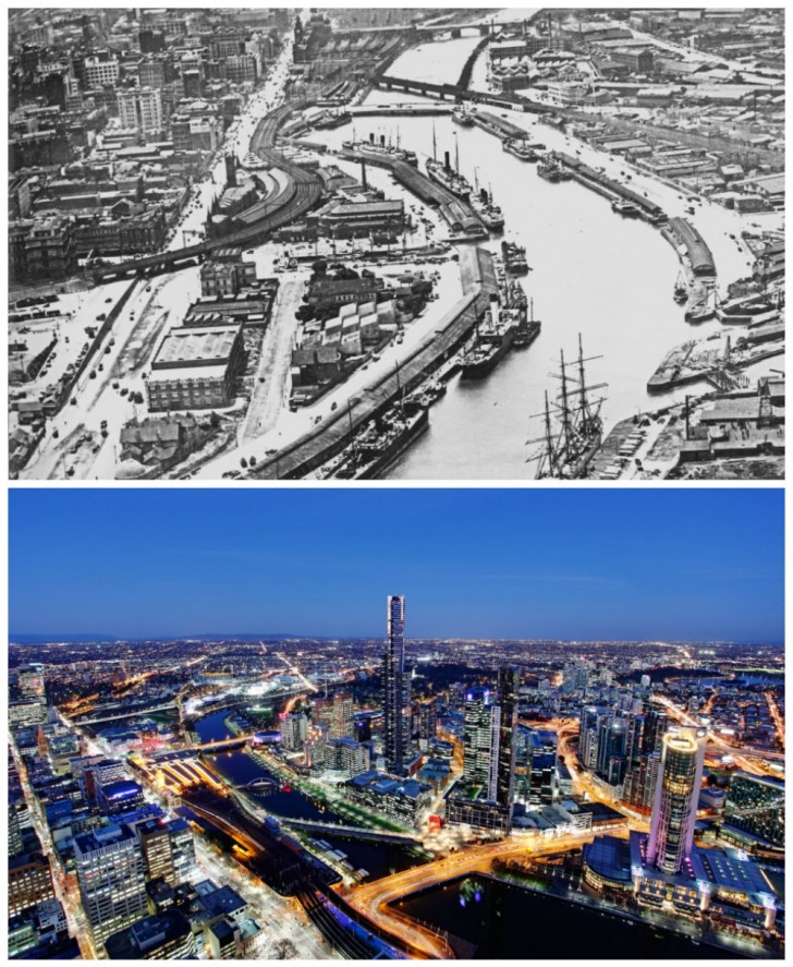 La Melbourne degli anni Venti e quella di oggi non potrebbero apparire più diverse.