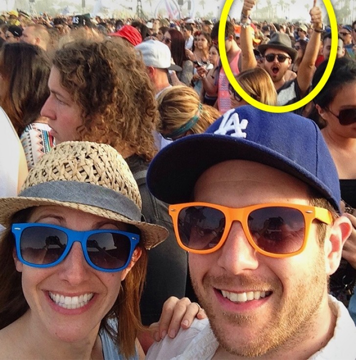 6. Aaron Paul était aussi au festival Coachella, même si ils ne le savaient pas!