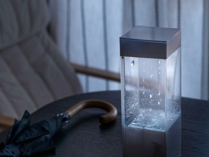 14. Une lampe fascinante qui recrée les conditions météorologiques extérieures.... à l'intérieur de votre maison!