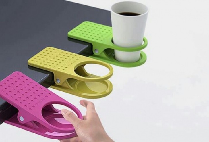 15. No more coffee spills in the office!
