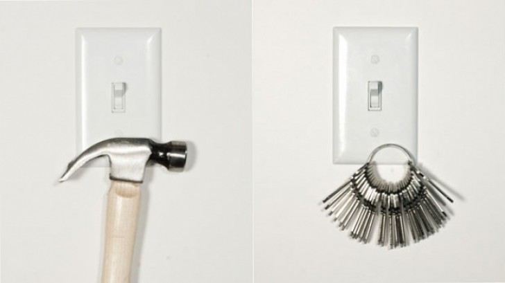 9. Magnetic Light Switch Covers! Never misplace or forget your keys!