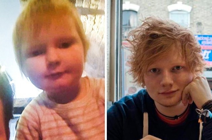 1. Un bebe de 2 años identico a Ed Sheeran, o al contrario?