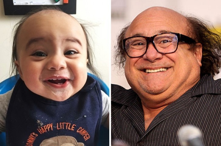 4. A little baby boy that has an extraordinary resemblance to Danny de Vito.