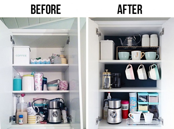 Metal shelves and hooks can make a big difference