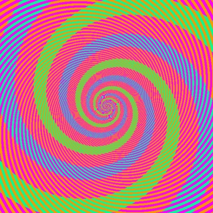 De quelle couleur sont les spirales?