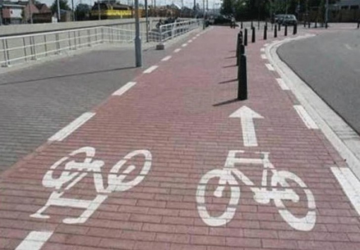 Bättre att cykla åt andra hållet...
