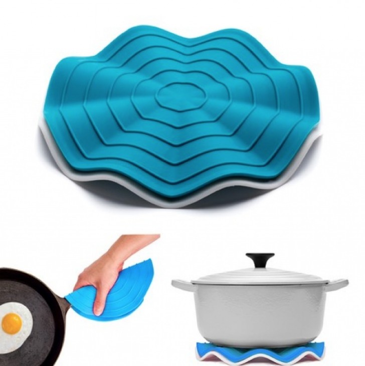 2 piece Trivet, Hot Pad and Silicone Pot Grip