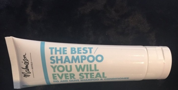 13. The best shampoo that you will ever steal!