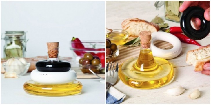 1. Olive oil, salt, and pepper, all at your fingertips!