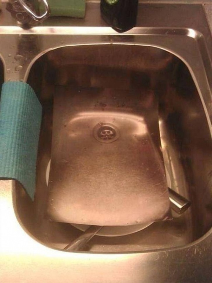 13. The sink will ALWAYS be empty.