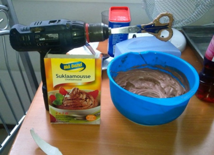 14. Wenn man keinen Mixer hat...