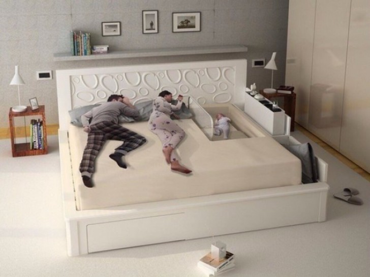 Letto per neogenitori: dormire con i più piccoli può essere pericoloso, ma questo letto renderà tutti felici!