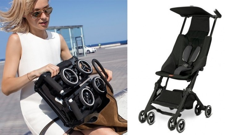 3. Ein ultrakompakter Kinderwagen: er passt in eine Tasche!