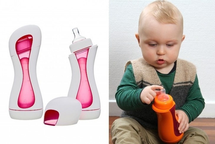 5. Self-heating baby bottle that in just 4 minutes can warm a bottle up to 98.6°F (37°C) with no need for electricity!