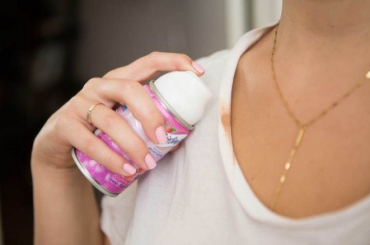 17. To remove makeup stains, use shaving foam!