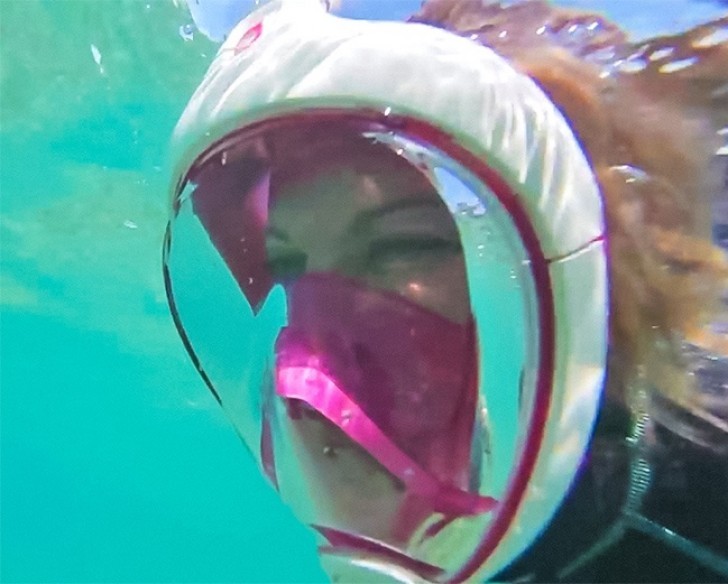 10. Eine Maske um unter Wasser zu atmen. Ideal für alle, die keinen Schnorchel im Mund haben wollen.