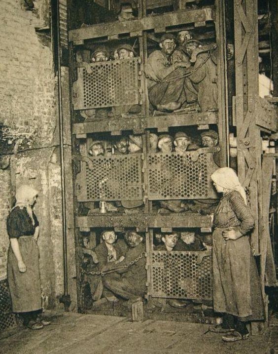 8. The working conditions of Belgian miners.