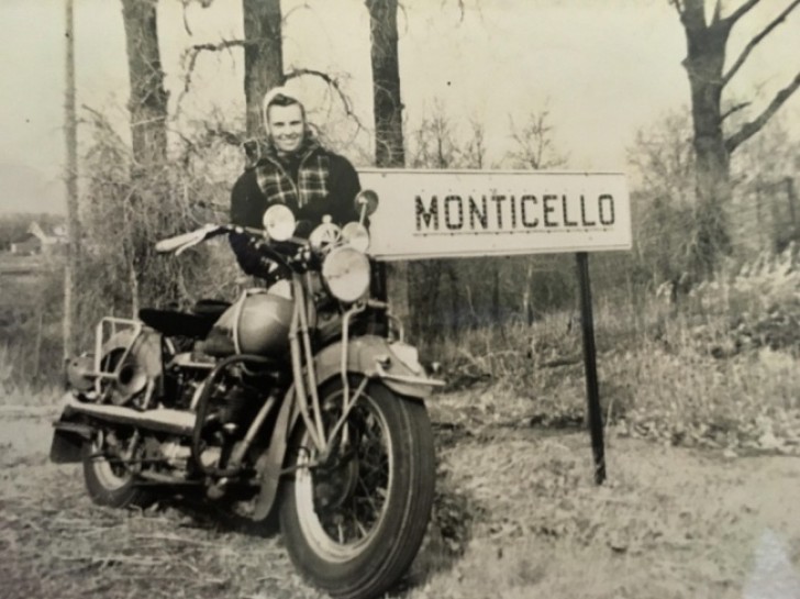 That is my badass grandfather in the late 1940s ... Next month he will be 95 years old!