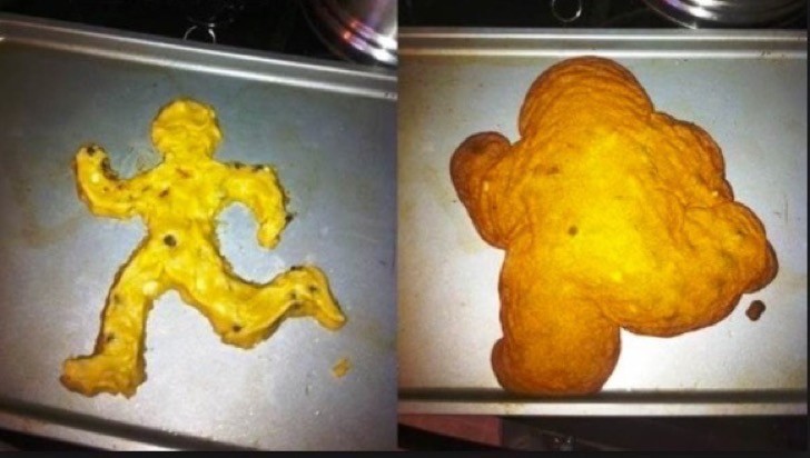 7. What you tried to make and what you actually made! This cookie is a metaphor for life!