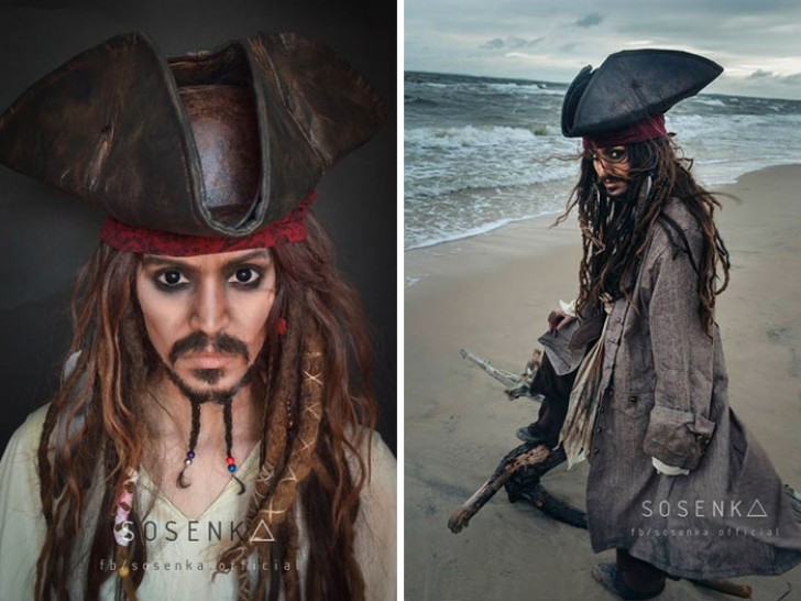 #10 Jack Sparrow, Pirates of the Caribbean