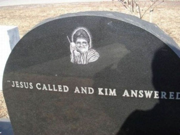 13. "Jesus called and Kim answered him."