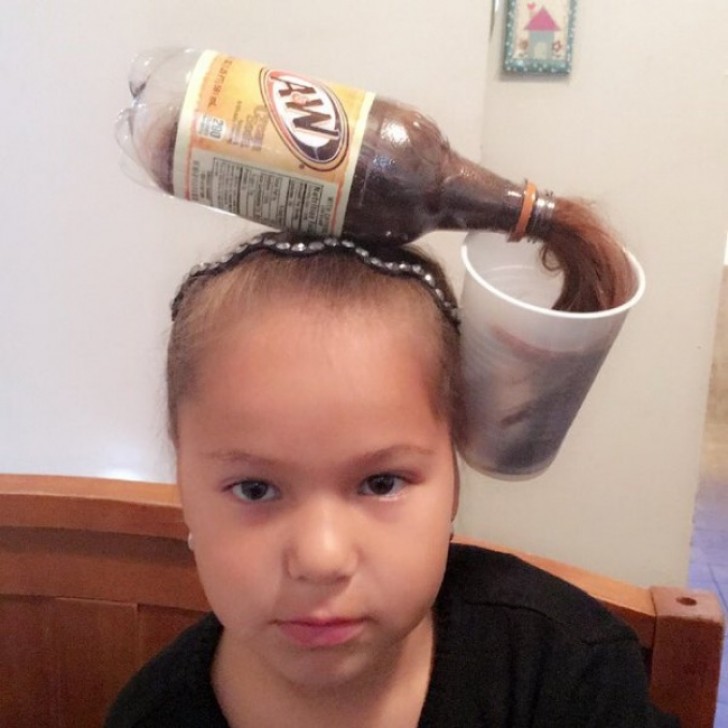 Meine Tochter wollte eine andere Frisur als alle anderen...