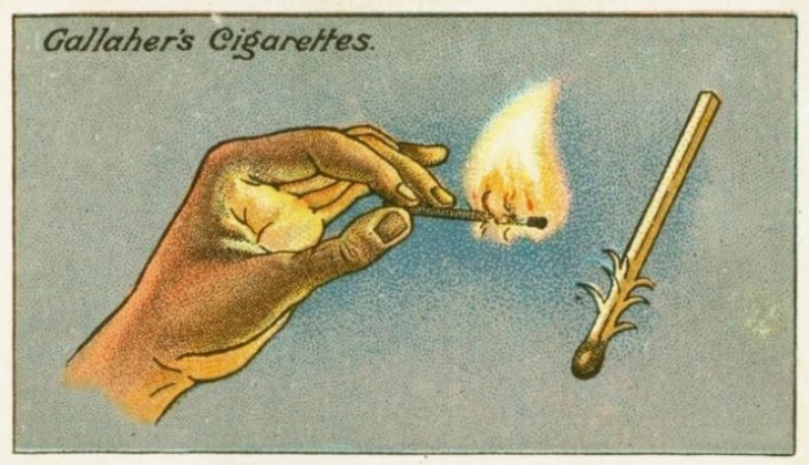 The wind is blowing but you need to light a match? Just make cuts in the matchstick, as shown in the image.