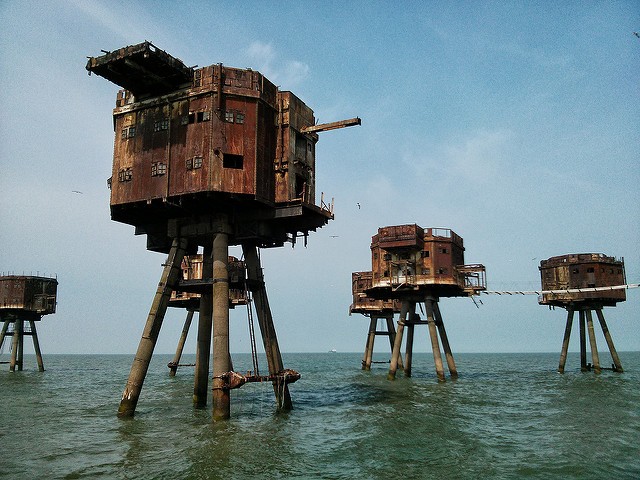 14. Maritimes fästning Maunsell, England