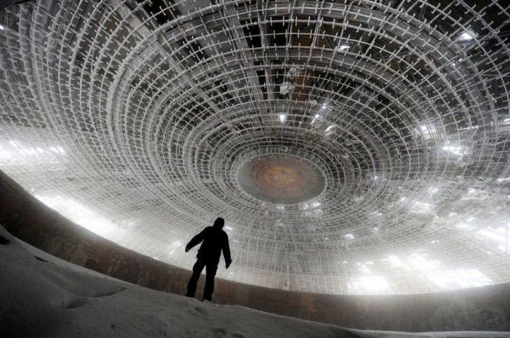 24. The deserted headquarters of the Bulgarian Communist Party